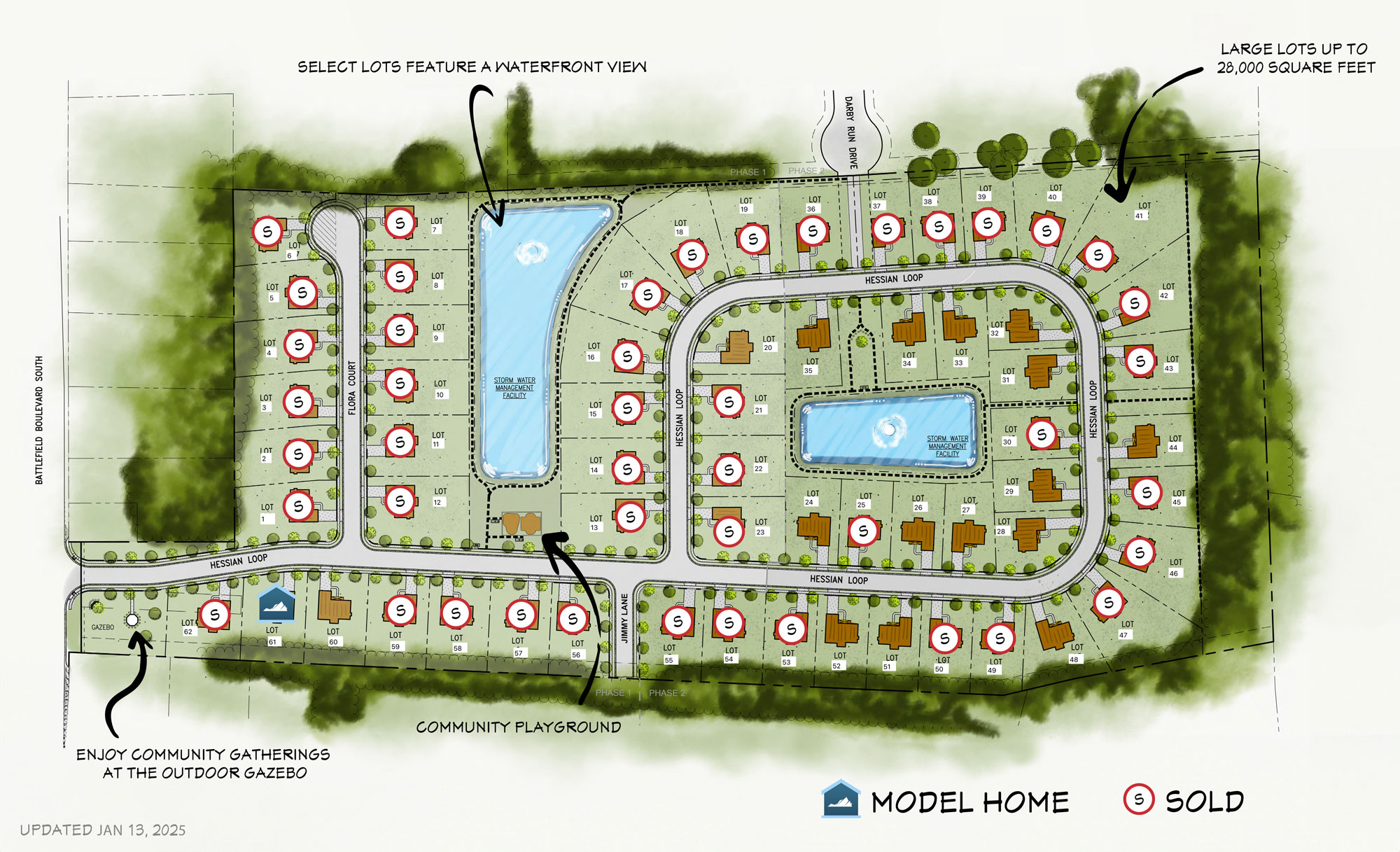 Woodford Sales Map