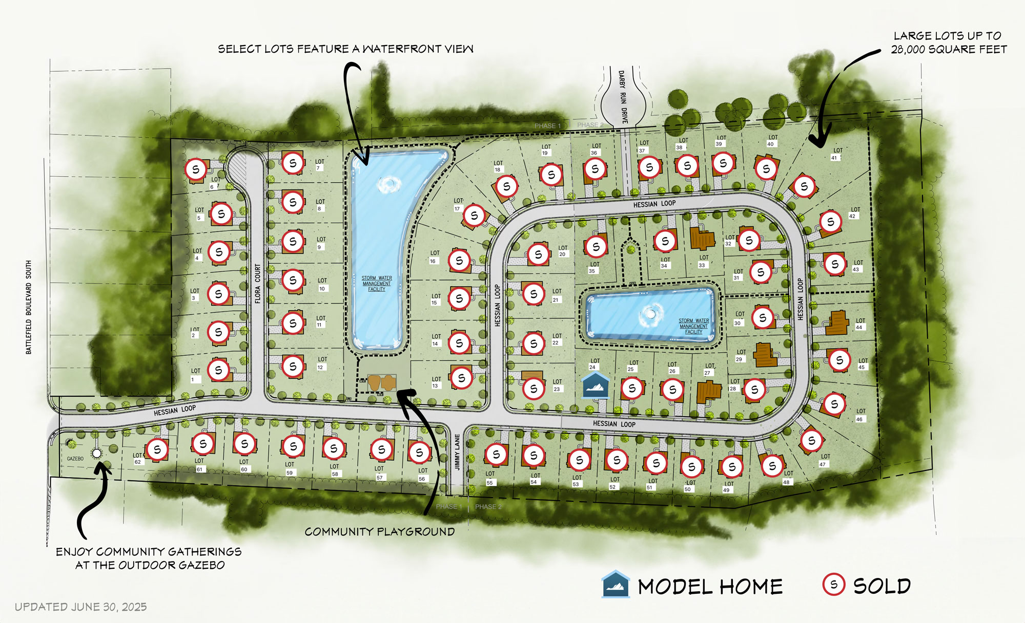 Woodford Sales Map